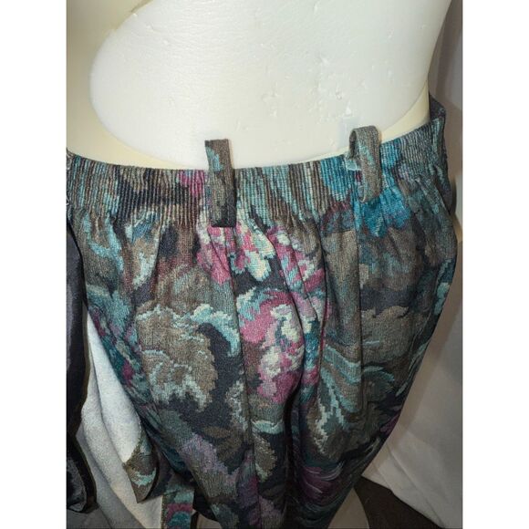 Vintage Jessica Scott Floral Tapestry Blazer + Skirt Suit – Large - Picture 10 of 12